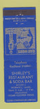 Matchbook Cover - Shirley's Restaurant Soda Bar Norwell MA