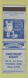 Matchbook Cover - Sweetheart Bakery Phoenix AZ SAMPLE