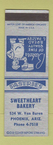 Matchbook Cover - Sweetheart Bakery Phoenix AZ SAMPLE
