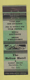 Matchbook Cover - Bolton Hotel Harrisburg PA