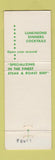 Matchbook Cover - Mitchells Steak and Rib House Hyannis MA