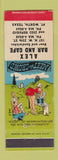 Matchbook Cover - Alex Bar and Cafe Fort Worth TX hillbilly