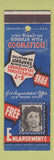 Matchbook Cover - Hollywood Film Studios Hollywood CA