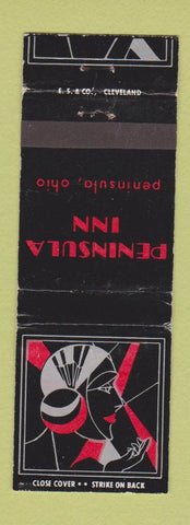 Matchbook Cover - Peninsula Inn OH girlie WEAR