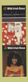 Matchbook Cover - Wild Irish Rose Liquor girlie Black Americana