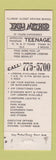 Matchbook Cover - Easy Method Driving School girlie Chicago Oak Park Waukegan IL