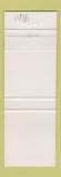 Matchbook Cover - Bermuda Tavern Strip Club Toronto ON girlie