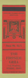 Matchbook Cover - Fireside Grill Toledo OH SAMPLE