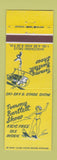 Matchbook Cover - Tommy Bartlett Show Wisconsin Dells WI girlie