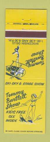 Matchbook Cover - Tommy Bartlett Show Wisconsin Dells WI girlie