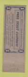 Matchbook Cover - Tommy Bartlett Show Wisconsin Dells WI girlie