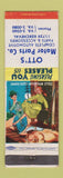 Matchbook Cover - Ott's Auto Parts Detroit MI hillbilly