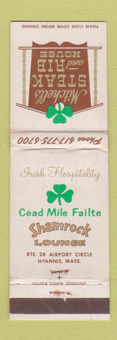 Matchbook Cover - Mitchells Steak and Rib House Hyannis MA WEAR