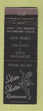 Matchbook Cover - Silver Skates Restaurant Harbor City CA girlie WEAR
