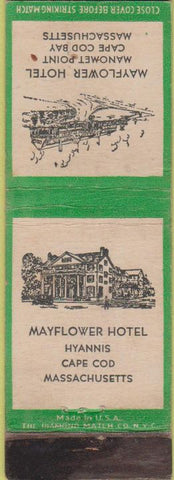 Matchbook Cover - Mayflower Hotel Hyannis Cape Cod MA WEAR