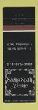 Matchbook Cover - Sachs Sixth Avenue Columbia MO