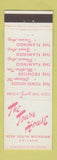 Matchbook Cover - The Town House Chicago IL hotel