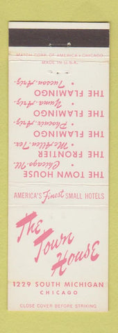 Matchbook Cover - The Town House Chicago IL hotel