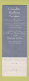 Matchbook Cover - Northern Trust Company Chicago IL