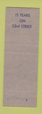 Matchbook Cover - Roy's Tap Room Chicago?