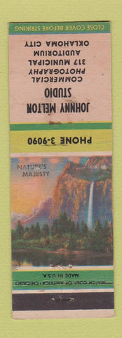 Matchbook Cover - Johnny Melton Photo Studio Oklahoma City OK WEAR