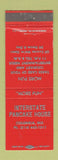 Matchbook Cover - Interstate Pancake House Columbia MO