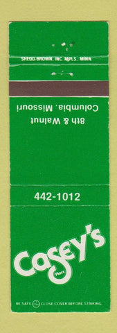 Matchbook Cover - Casey's Columbia MO