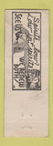 Matchbook Cover - Avenue Bar Pontiac MI pinup POOR