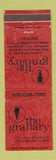 Matchbook Cover - The Granary Edwardsville IL WEAR