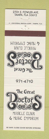 Matchbook Cover - Great Doctors Emporium Tampa FL