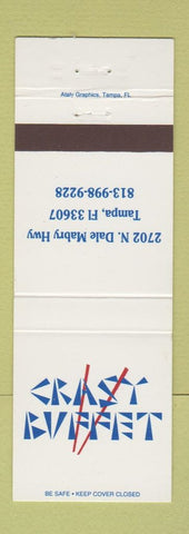 Matchbook Cover - Crazy Buffet Tampa FL