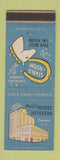 Matchbook Cover - Hotel Thomas Jefferson Tampa FL