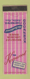 Matchbook Cover - The Kernwood Restaurant Malden MA