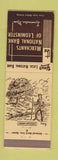 Matchbook Cover - Merchants National Bank Leominster MA