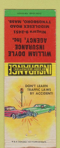 Matchbook Cover - William Doyle Insuranc eTyngsboro MA WEAR