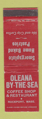 Matchbook Cover - Oleana by the Sea Restaurant Rockport MA WEAR