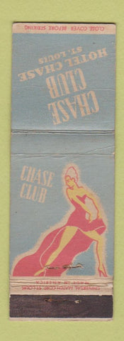 Matchbook Cover - Hotel Chase St Louis MO girlie WEAR