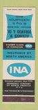Matchbook Cover - Alexander Borawski Insurance Northampton MA
