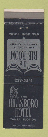 Matchbook Cover - Hillsboro Hotel Tampa FL