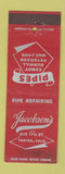 Matchbook Cover - Jacobson's Pipes Dunhill tobacco Denver Colorado WEAR