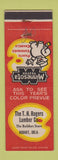 Matchbook Cover - Minnesota Paint TH Rogers Lumber Hobart OK WEAR