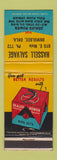 Matchbook Cover - Sealed Power Piston Rings Hassell Salvage Okmulgee OK