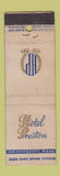 Matchbook Cover - Hotel Preston Swampscott MA feature WORN