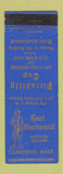Matchbook Cover - Hotel Continental Cambridge MA