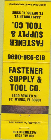 Matchbook Cover - Fastener Supply Tool Fort Myers FL