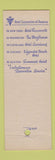Matchbook Cover - Somerset Hotel Boston MA