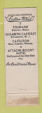 Matchbook Cover - Hotel Touraine Boston MA