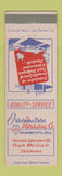 Matchbook Cover - Oklahoma Paint Distributing Oklahoma City OK