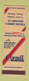 Matchbook Cover - Cornell Fibre Board Sterling Lumber Denver Colorado