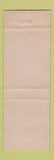 Matchbook Cover - Belanger Funeral Home Three Rivers MA